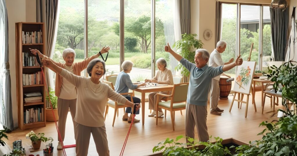 老人ホームの生活は忙しい？｜活動的な毎日が認知症予防につながる