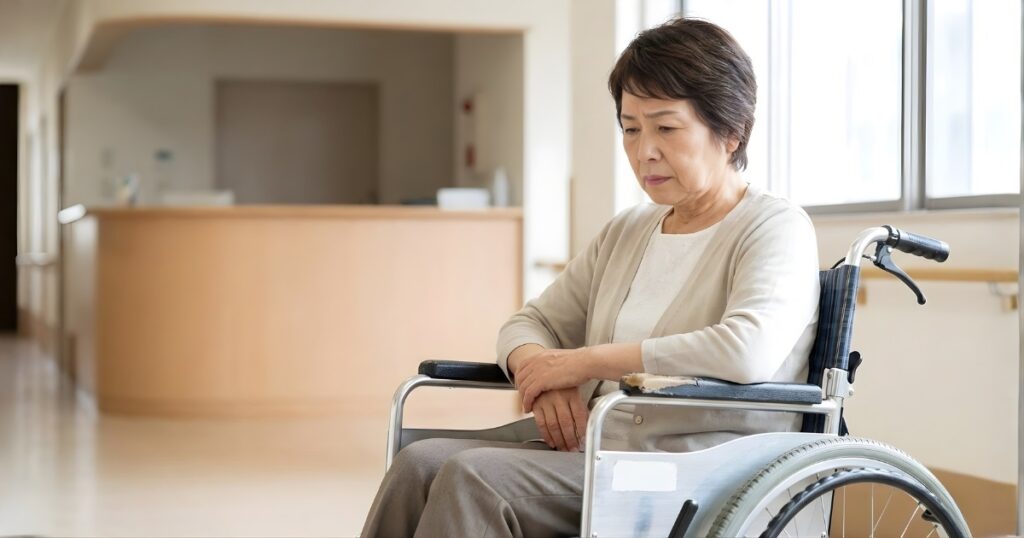 施設の車椅子に感じた小さな不安