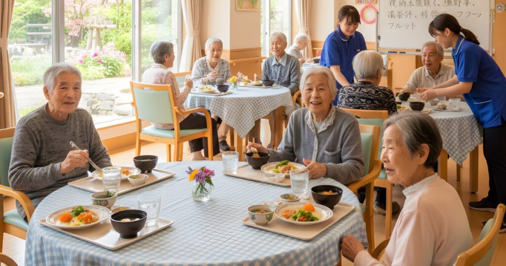 食事の場所と雰囲気