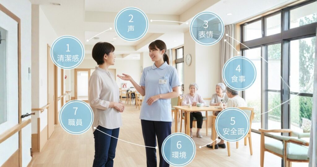 介護施設を見学するときの7つのポイント