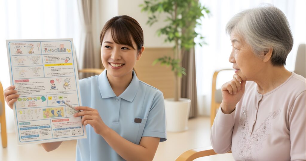 職員の対応と説明の分かりやすさ