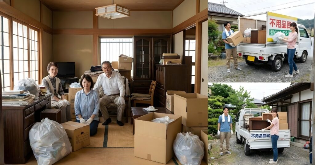 実家・アパートの片付けは大仕事|不用品回収を使うことにした理由